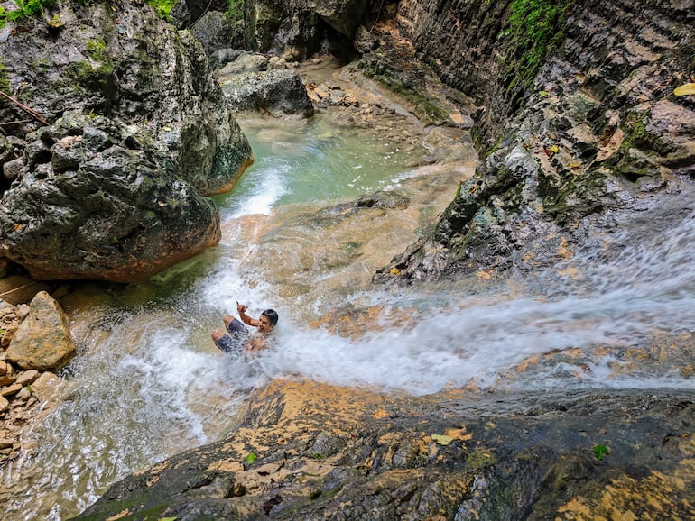 Port Antonio, Jamaica. Vista de las cascadas de Nonsuch.