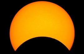 Eclipse solar parcial.