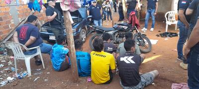 Los detenidos en cuatro procedimientos simultáneos en Luque.