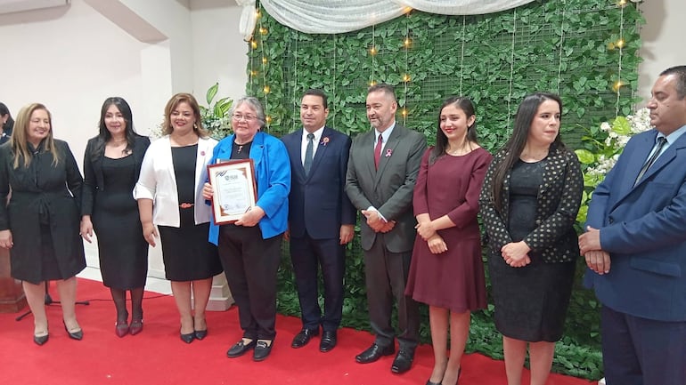 Celsa Núñez fue declarada Hija Dilecta por su incansable labor de cocinar y brindar alimentos a los indigentes y a las personas privadas de su libertad.