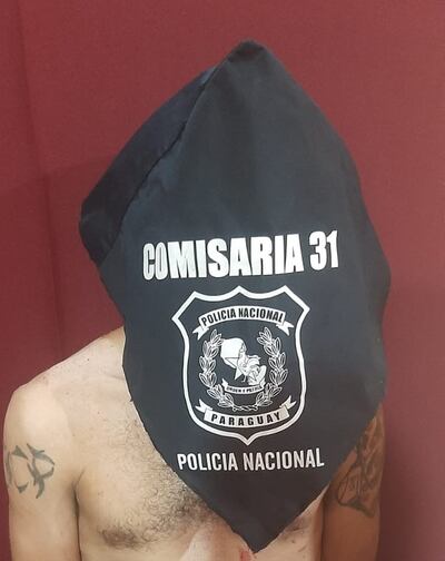 Este hombre fue detenido en San Lorenzo por herir a una persona con un machete.