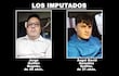 Jorge Guillén Bogado y Ángel David González Guillén, imputados y encarcelados por el crimen del militar Guillermo Moral.
