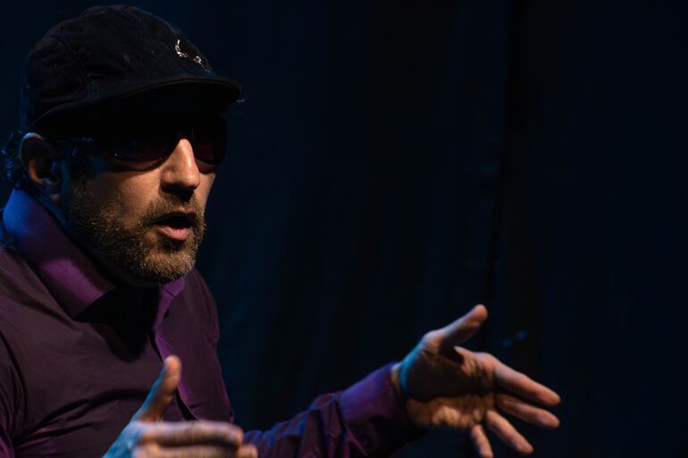 Ariel Galeano en "Psicópata". Fotografía de Julio de Torres.