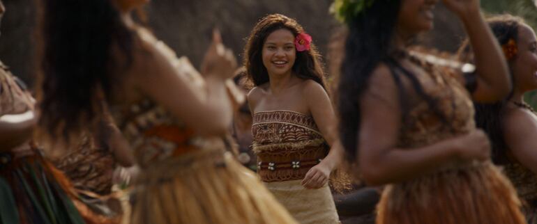 Catherine Laga'aia como Moana.