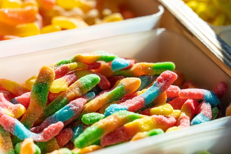 Gomitas de Gusano o Yummies, imagen ilustrativa.