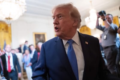 Donald Trump, presidente de los Estados Unidos.