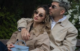 Melissa Cardona y Julio Enciso, juntitos en Estrasburgo.