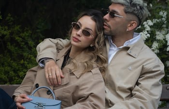 Melissa Cardona y Julio Enciso, juntitos en Estrasburgo.