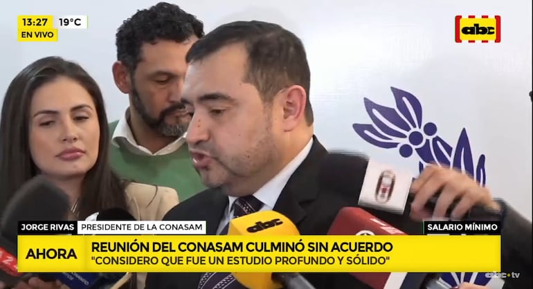 Jorge Rivas, presidente de Conasam