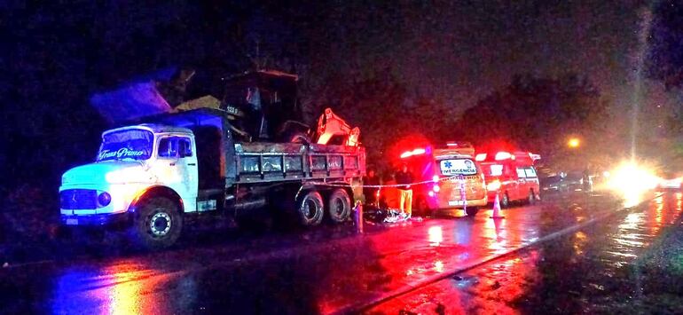 El fatal accidente se registró en Quiindy.