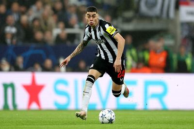 Miguel Almirón jugó el partido que su equipo, el Newcastle, perdió ante el Borussia Dortmund