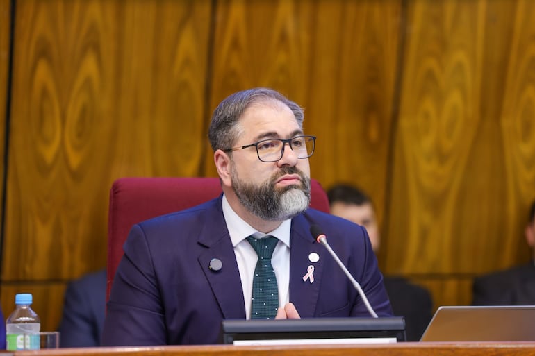 El ministro de Justicia, Rodrigo Nicora, presentó se presentó este lunes ante la Comisión Bicameral de Presupuesto (CBP).