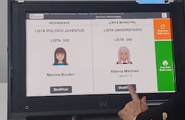 Máquinas de votación. Cómo votar paso a paso