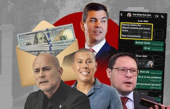 Los sobres del poder. Chats internos de Mburuvicha roga revelan visitas de empresarios y funcionarios ocultas en la agenda pública del presidente Santiago Peña.