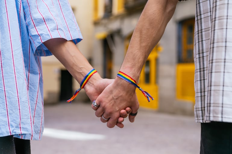 Pareja LGBT.