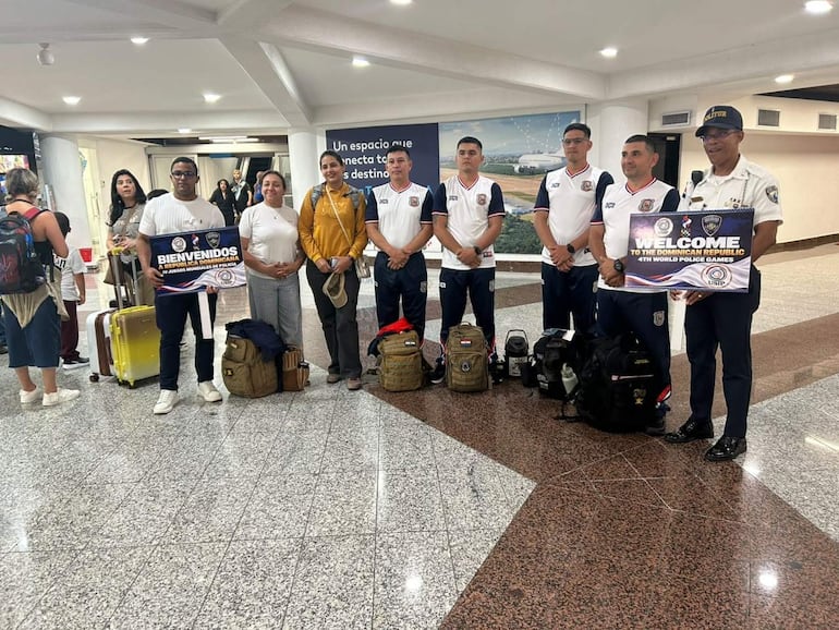 Delgación paraguaya de Policías representa a nuestro país en un mundial