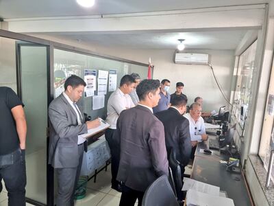 Procedimiento de la Fiscalía en el puesto de Migraciones de Falcón.