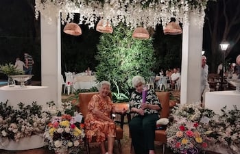 Cumpleaños de Guillermina y Dora Santos