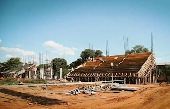 El estadio Rogelio Silvino Livieres en plena etapa de transformación.