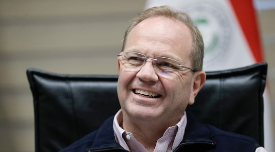 Presidente del Comité Olímpico Paraguayo, Camilo Pérez, actual precandidato a intendente de Asunción por Honor Colorado.