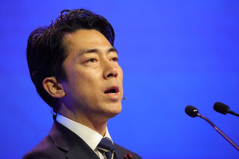 Shinjiro Koizumi, ministro de Defensa de Japón.