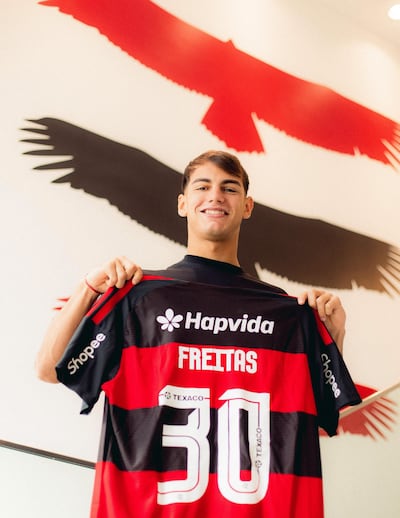 Joaquín Freitas, nuevo futbolista del Flamengo.