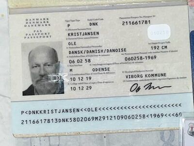 Documento a nombre de Ole Kristjansen de 67 años, oriundo de Dinamarca, sería el hombre que falleció en el Chaco.