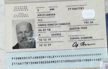 Documento a nombre de Ole Kristjansen de 67 años, oriundo de Dinamarca, sería el hombre que falleció en el Chaco.