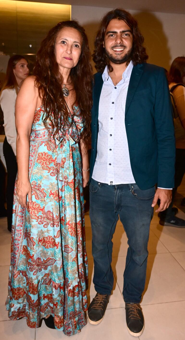 Gaby Sanjurjo y Nahuel Vera.