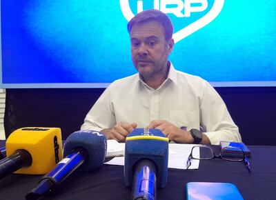 Gustavo Borgognon, titular de la URP.