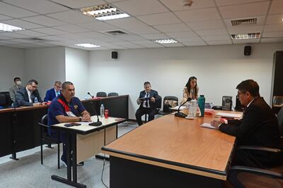 José Luis Chilavert declaró hoy en el juicio oral por supuesta difamación, calumnia e injuria.