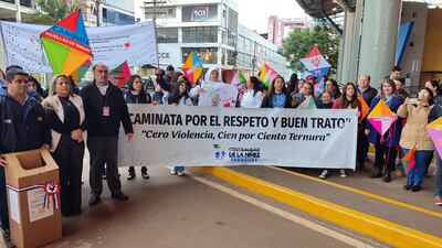 La caminata "Huellas de ternuna" concluyó este sábado en Ciudad del Este.