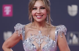¡Siempre diosa! La mexicana Thalía llegando a Premio Lo Nuestro 2026 en Miami, Florida, USA. (EFE/EPA/CRISTOBAL HERRERA-ULASHKEVICH)