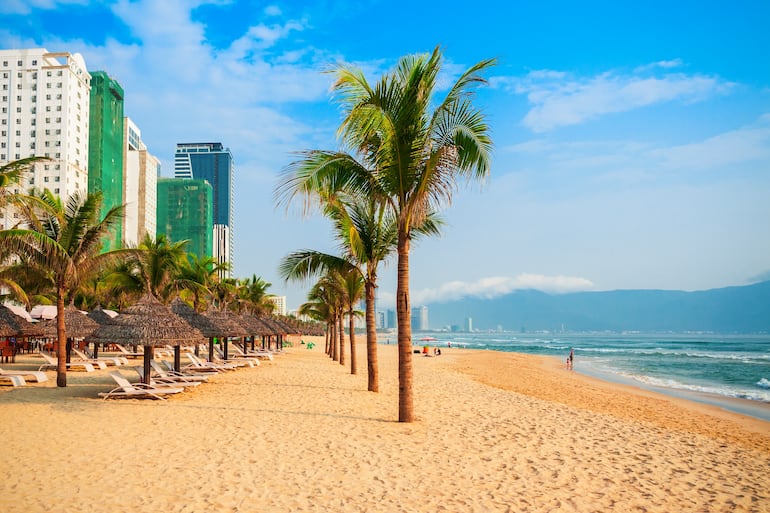 Playa de Da nang, Vietnam.