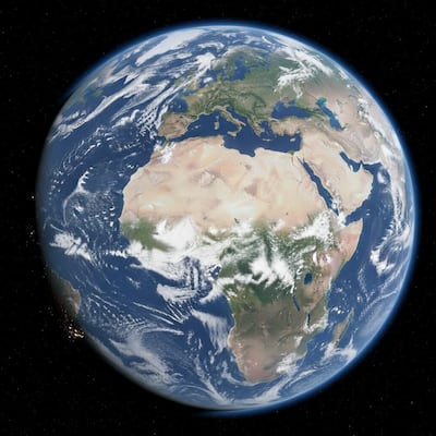 Una imagen de la Tierra hecha por Gemini.