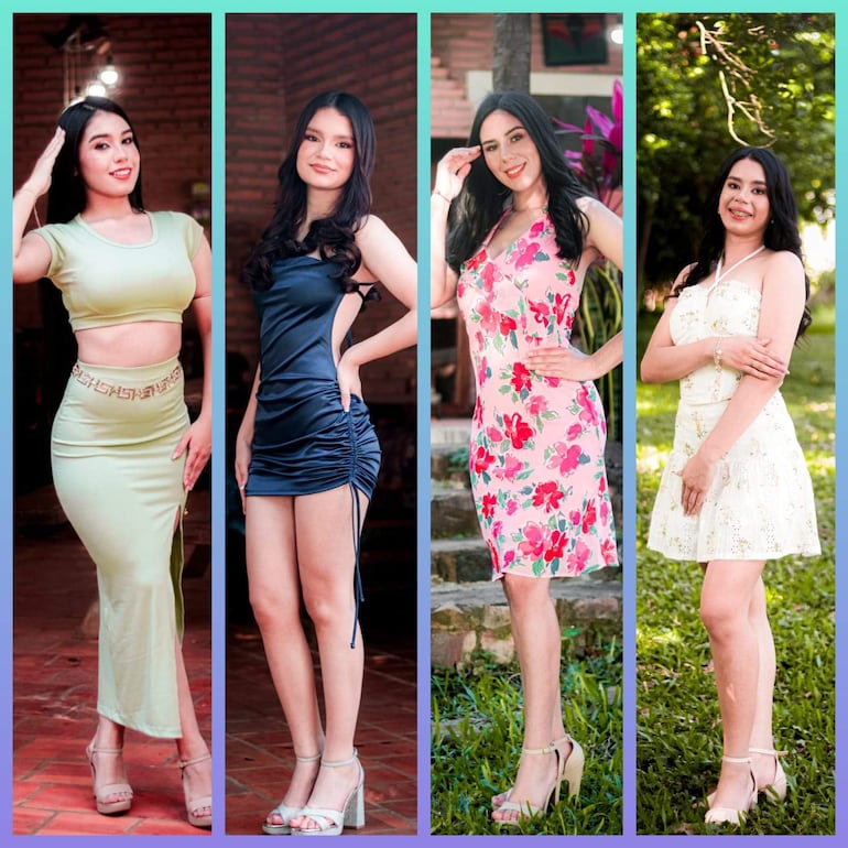 Competirán por el título de Miss Primavera 2026 Luz Torales, Bianca Sosa, Evalyn Riveros, Laura Fernández y Dayana Gómez.