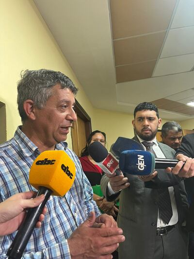 Pedro Coronel, vocero de la coordinadora de víctimas de la Mafia de los Pagarés.