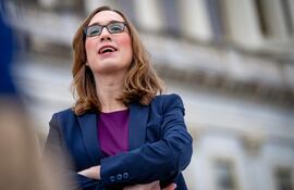 La primera congresista transgénero de Estados Unidos, Sarah McBride.