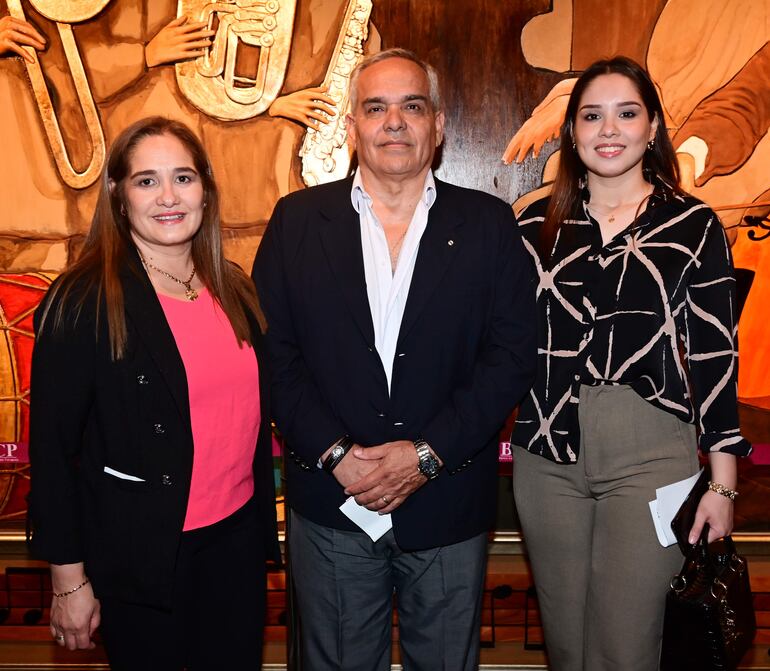 Celeste Cardozo, Heradio y Celeste Villalba.