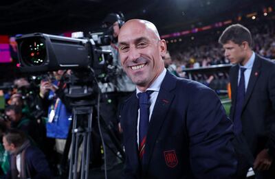 Luis Rubiales, presidente de la Federación Española de Fútbol.
