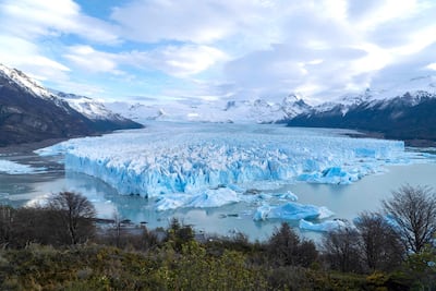 Glaciar Perito Moreno, en el parque nacionales Los Glaciares, cerca de El Calafate, en Argentina.