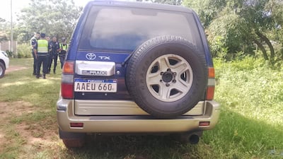 Hallan vehículo que se habría usado en millonario asalto en edificio de Boggiani