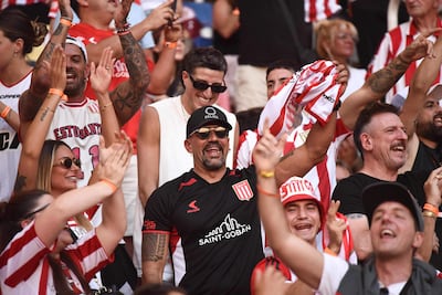 Juan Sebastián Verón, presidente de Estudiantes de La Plata, flamante monarca del fútbol argentino.