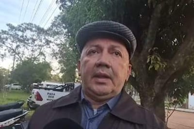 El electo intendente interino en Caapucú, Rubén Pedrozo (ANR).