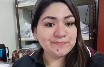 Alba Concepción Amarilla Ojeda, funcionaria imputada por comercializar vehículos incautados.