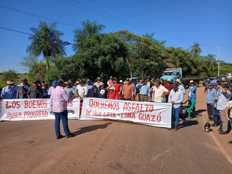 El cruce Oga Lata será la sede de los dos días de movilización.