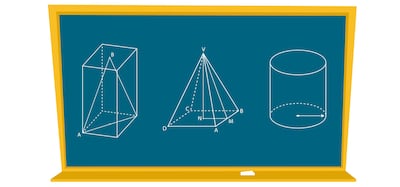 El teorema de Pitágoras en cuerpos geométricos.