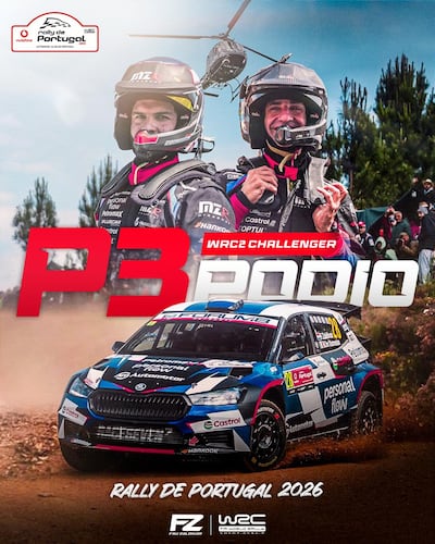 Fau Zaldívar Fau Zaldívar, junto a su navegante Marcelo Der Ohannesian, completó una sobresaliente remontada en el Rally de Portugal 2026, una de las pruebas más exigentes del calendario internacional.