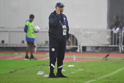 Carlos de los Santos Jara Saguier (73 años) entrenador de la Selección Paraguaya Sub 23.