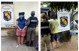 Dos detenidos e incautación de drogas en allanamientos simultáneos en Limpio,